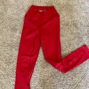 Ziya red leggings
